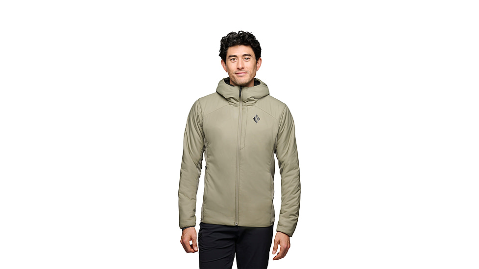 Black Diamond First Light 1.0 Stretch Hoody - Mens, Pine Smoke, Small, AP7522653060SML1