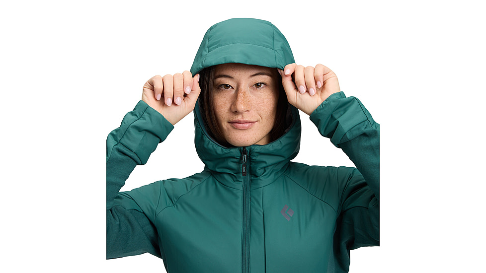 Black Diamond First Light 1.0 Stretch Hoody - Womens, Deep Woods, Extra Small, AP7522663062XSM1