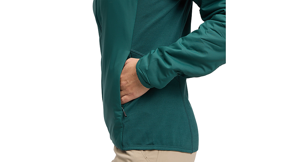 Black Diamond First Light 1.0 Stretch Hoody - Womens, Deep Woods, Extra Small, AP7522663062XSM1