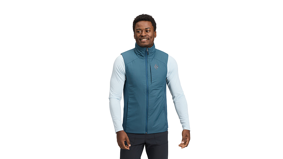 Black Diamond First Light 1.0 Stretch Vest - Mens, Midnight Blue, Medium, AP7522674034MED1