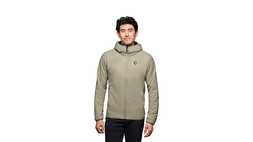 Black Diamond First Light Hybrid Hoody - Mens, Pine Smoke, Extra Large, AP7522653060XLG1