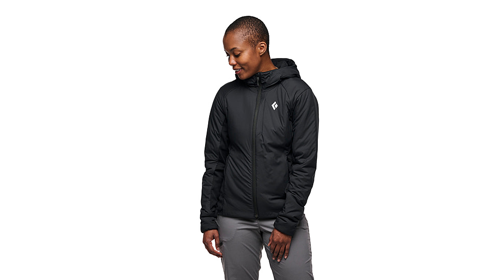 Black Diamond First Light Hybrid Hoody - Womens, Black, Large, AP7522660002LRG1