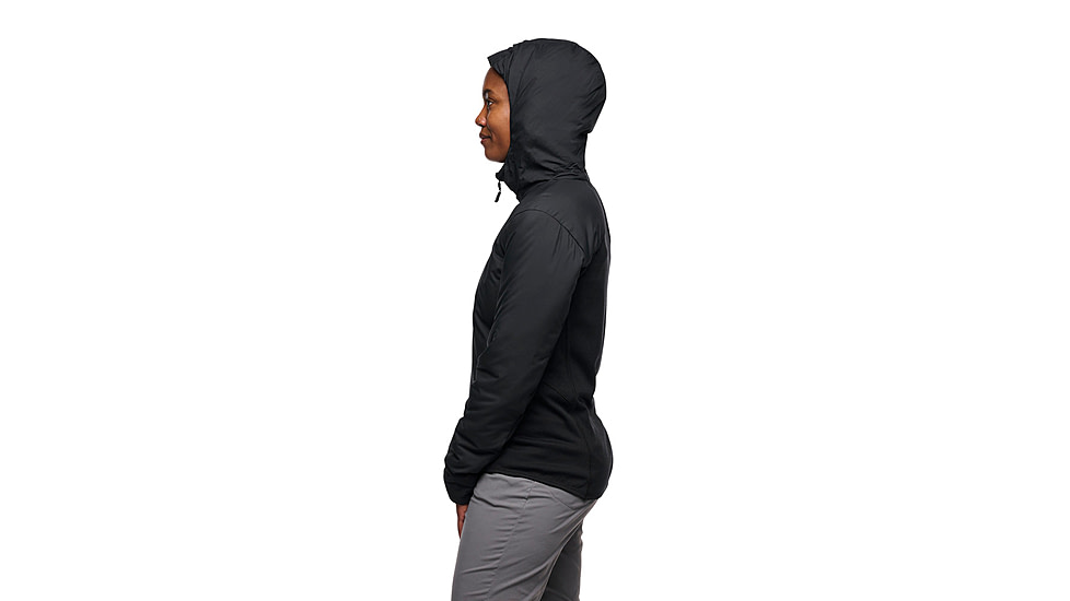 Black Diamond First Light Hybrid Hoody - Womens, Black, Large, AP7522660002LRG1
