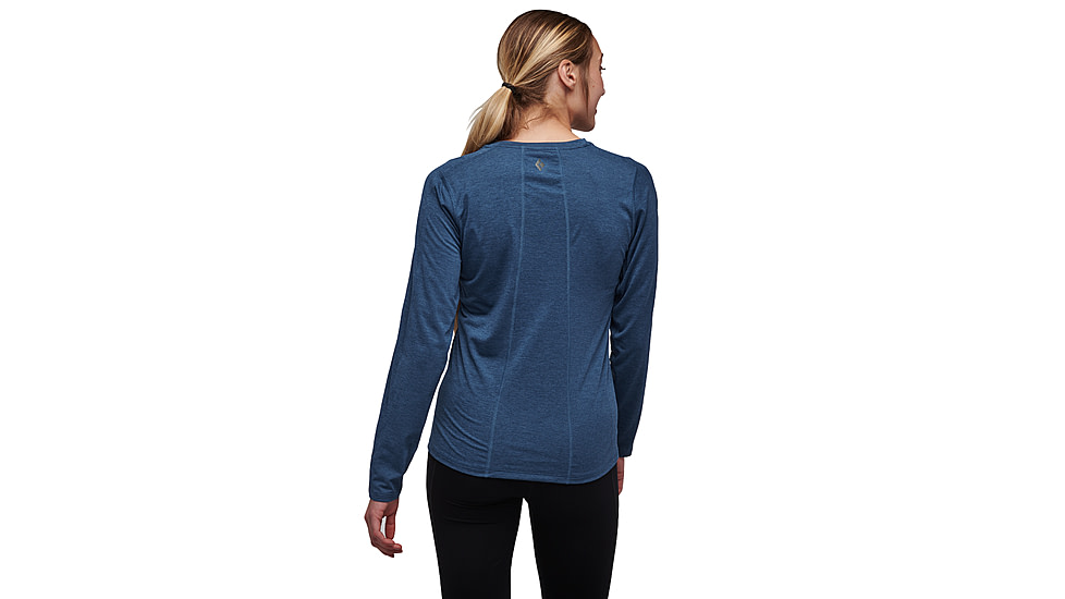 Black Diamond Lightwire Long Sleeve Tee - Womens, Ink Blue, Extra Large, AP7520104014XLG1