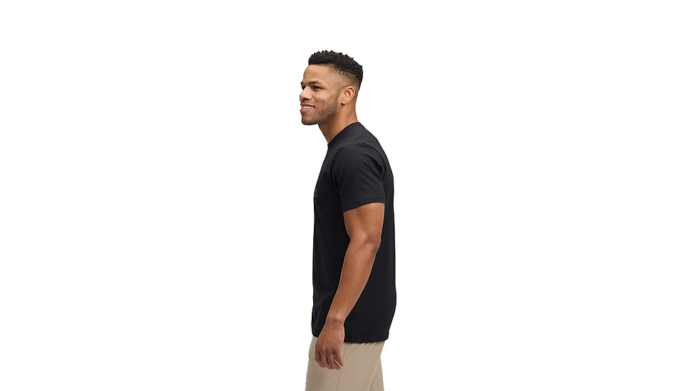 Black Diamond Mini Stacked Short Sleeve Tee - Mens, Black, Large, AP7524890002LRG1