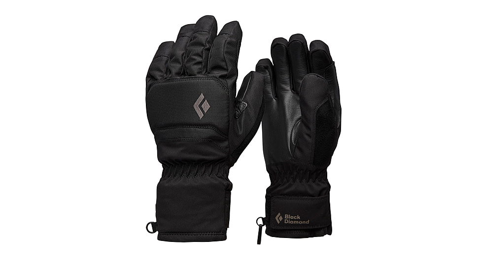 Black Diamond Mission Gloves, Black, Large, BD8010590002LRG1
