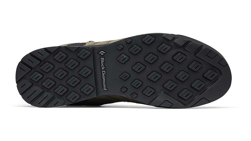 Black Diamond Missn Leather Mid WP Approach Shoes - Mens, Walnuts/Octane, 12, BD58002693731201