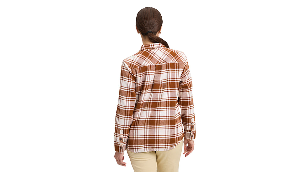 Black Diamond Project Flannel - Womens, Clay/Off White Plaid, Large, AP7440669718LRG1