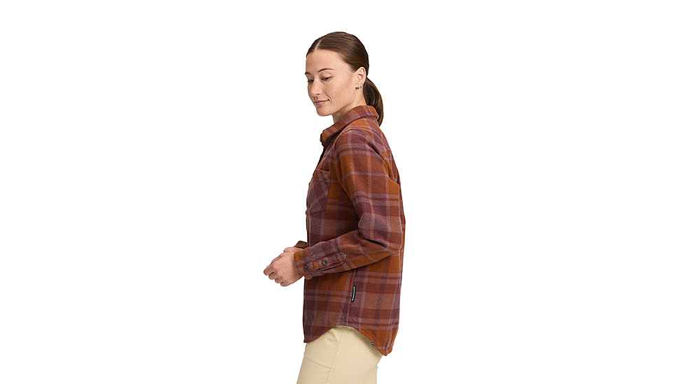 Black Diamond Project Heavy Flannel - Womens, Clay/Fig, Extra Large, AP7440679724XLG1