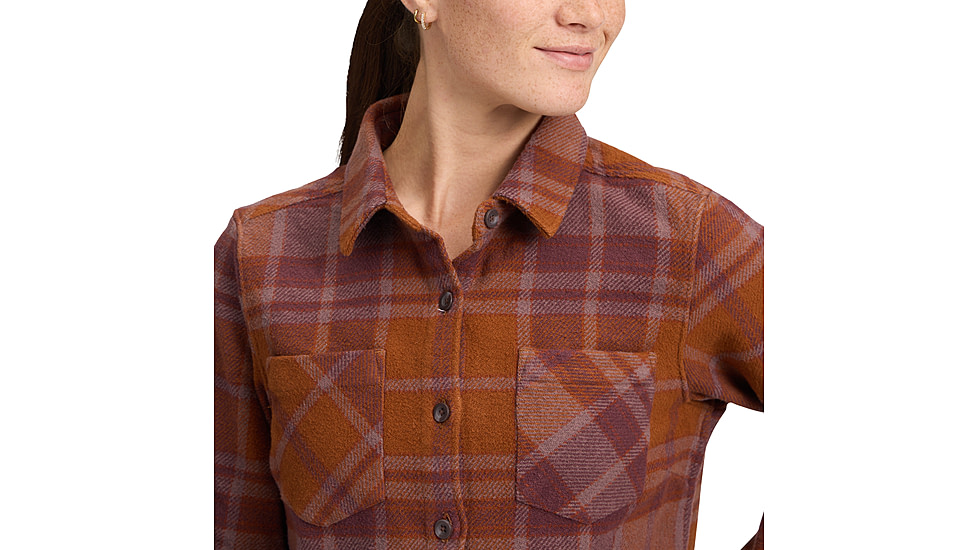 Black Diamond Project Heavy Flannel - Womens, Clay/Fig, Extra Large, AP7440679724XLG1
