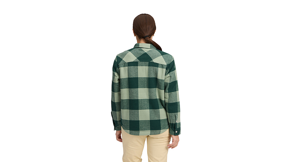 Black Diamond Project Lined Flannel - Womens, Deep Woods/Agave, Large, AP7440689726LRG1