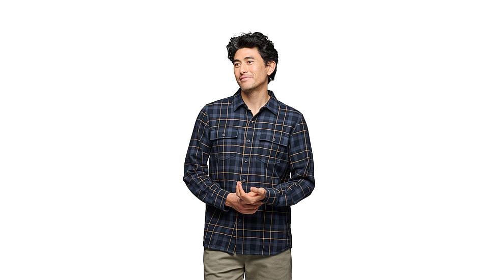 Black Diamond Project Twill Shirt - Mens, Charcoal/Black, Extra Large, AP7530919624XLG1