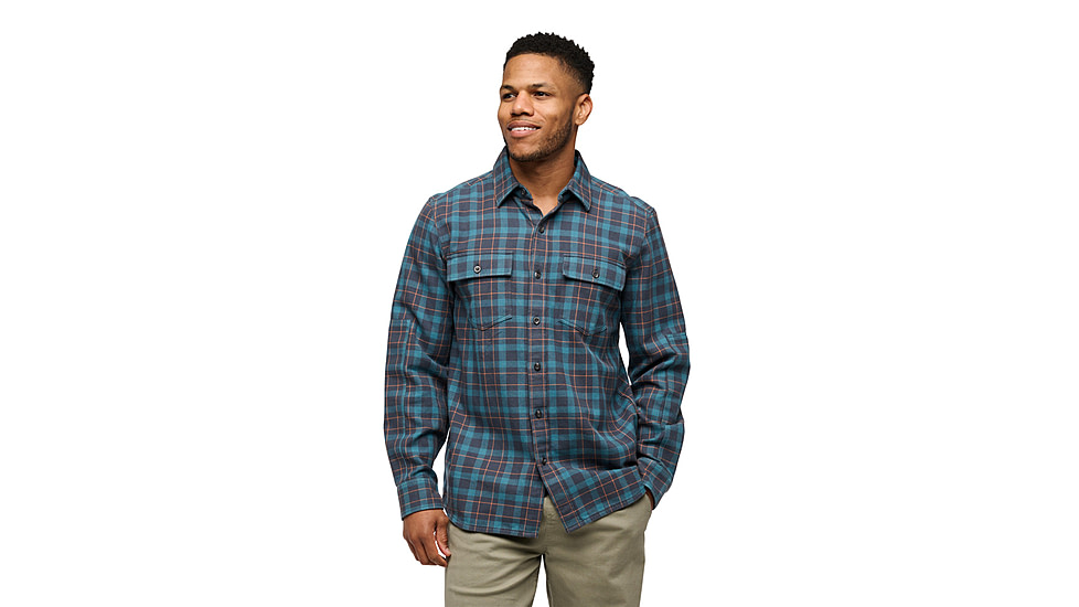 Black Diamond Project Twill Shirt - Mens, Charcoal/Moab Brown, Medium, AP7530919652MED1