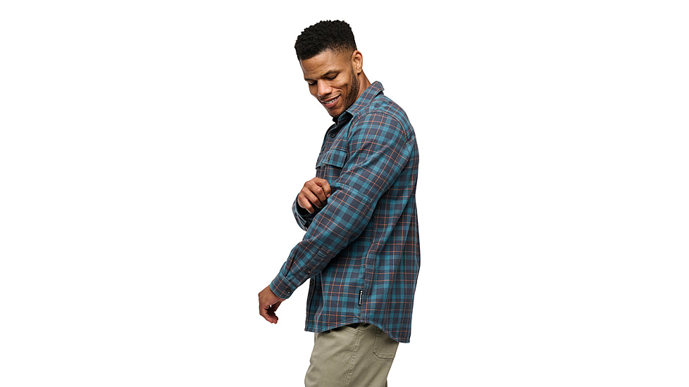 Black Diamond Project Twill Shirt - Men's, Charcoal/Moab Brown, Medium, AP7530919652MED1