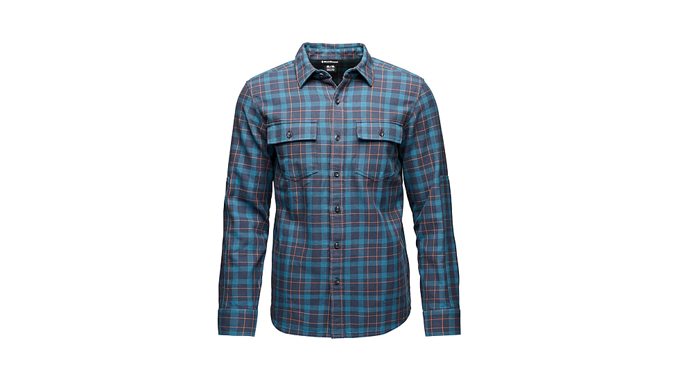 Black Diamond Project Twill Shirt - Mens, Charcoal/Moab Brown, Medium, AP7530919652MED1