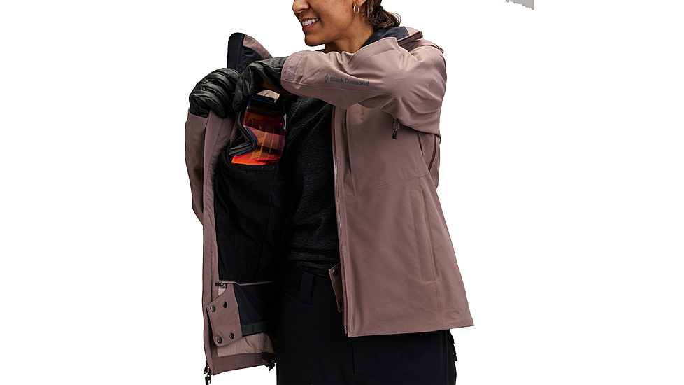 Black Diamond Recon Insulated Shell - Womens, Dark Mauve, Medium, AP7450476048MED1