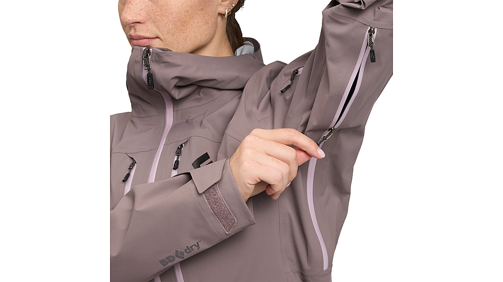 Black Diamond Recon LT Shell - Womens, Dark Mauve, Medium, AP7450216048MED1