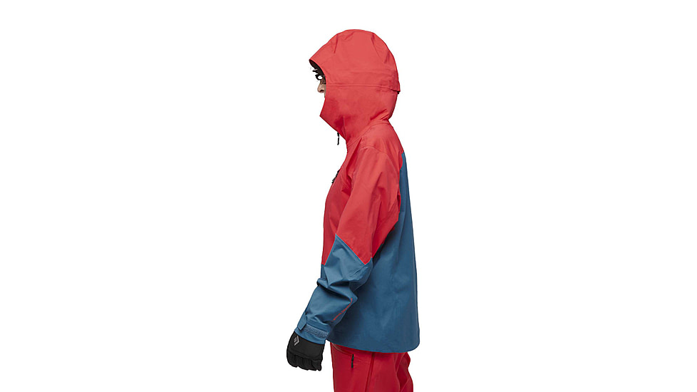 Black Diamond Recon LT Stretch Shell - Womens, Coral Red/Creek Blue, Medium, AP7450219524MED1
