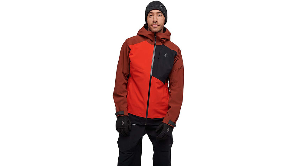 Black Diamond Recon Stretch Ski Shell - Mens, Mulled Cider/Black/Octane, Medium, APK6HI9407MED1