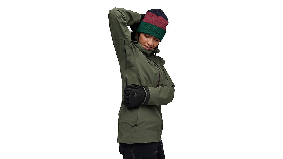 Black Diamond Recon Stretch Ski Shell - Womens, Crag Green/Creek Blue, Small, APE7O99525SML1