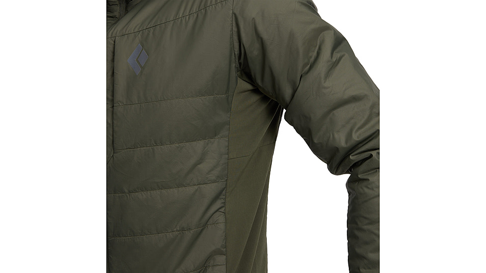 Black Diamond Solution 1.0 Hoody - Mens, Dark Moss, Extra Large, AP7460143004XLG1