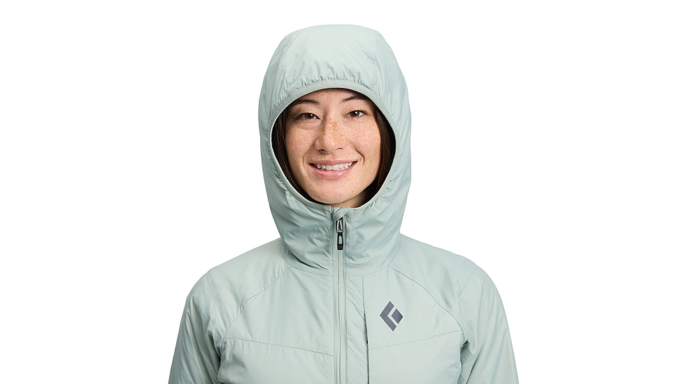 Black Diamond Solution 1.0 Hoody - Womens, Agave, Small, AP7460273061SML1