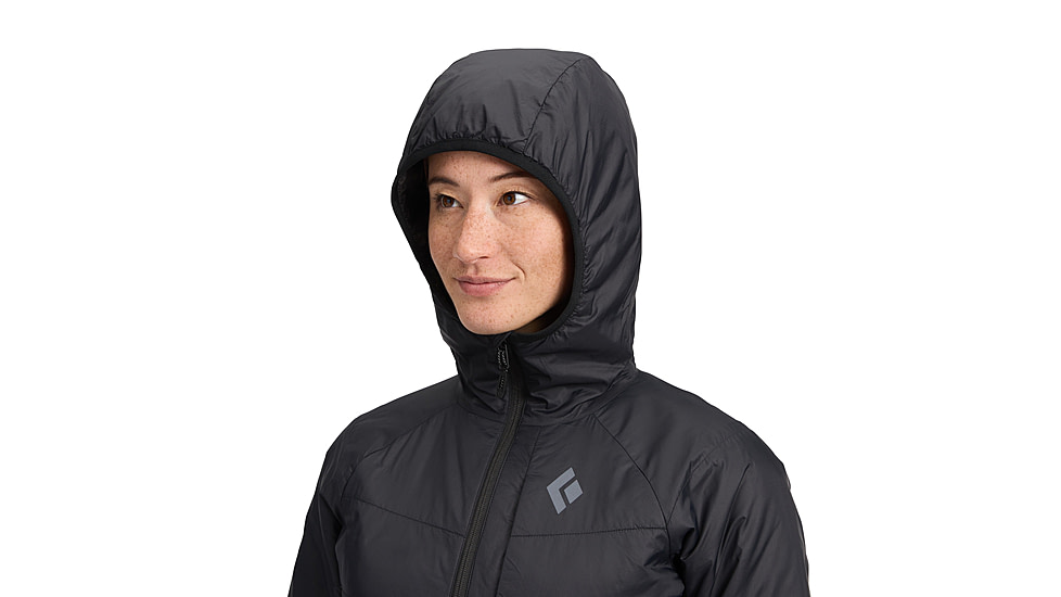 Black Diamond Solution 1.0 Hoody - Womens, Black, Large, AP7460270002LRG1