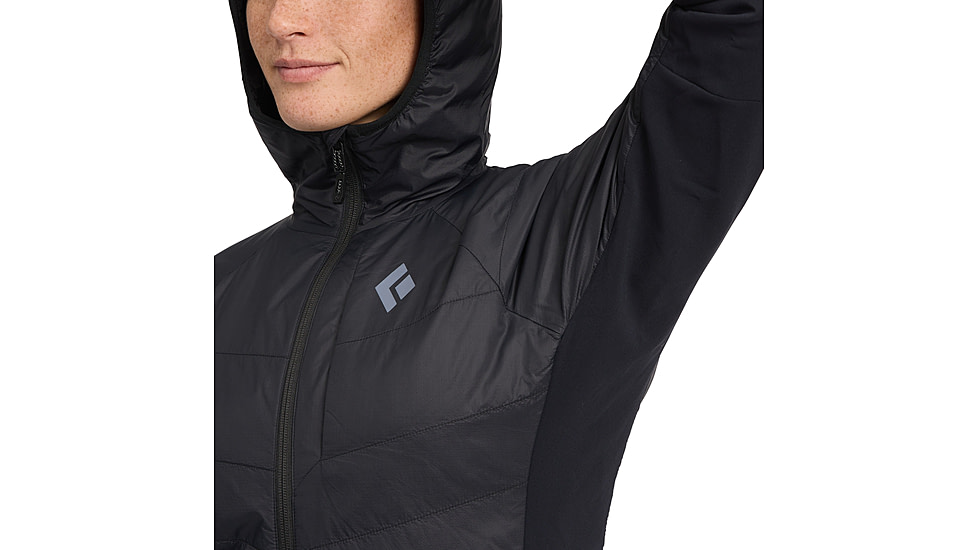 Black Diamond Solution 1.0 Hoody - Womens, Black, Large, AP7460270002LRG1