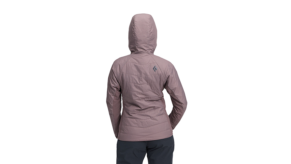 Black Diamond Solution 1.0 Hoody - Womens, Dark Mauve, Small, AP7460276048SML1