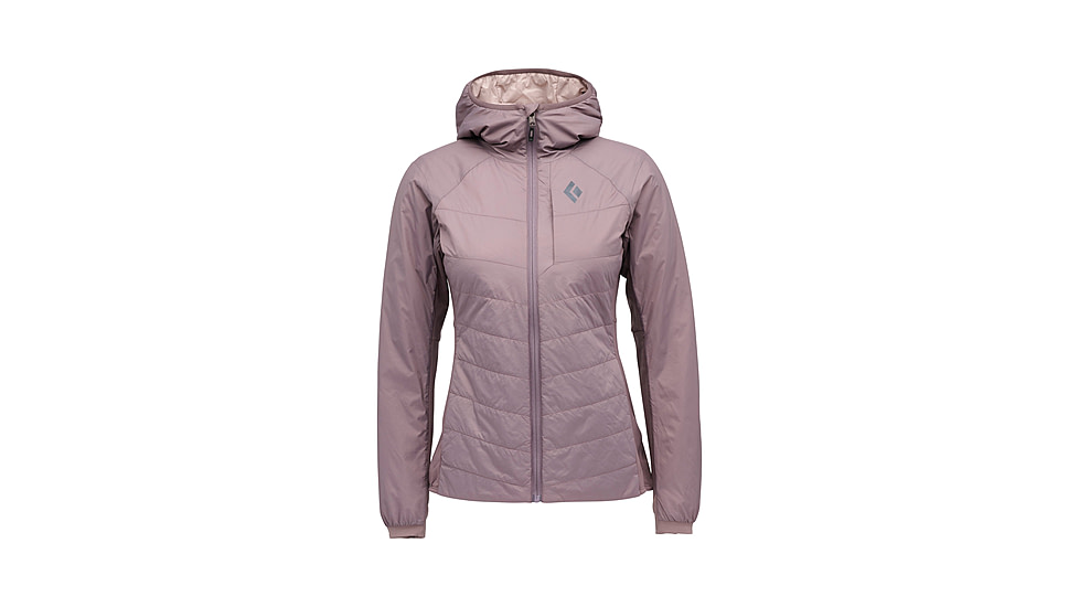 Black Diamond Solution 1.0 Hoody - Womens, Dark Mauve, Small, AP7460276048SML1