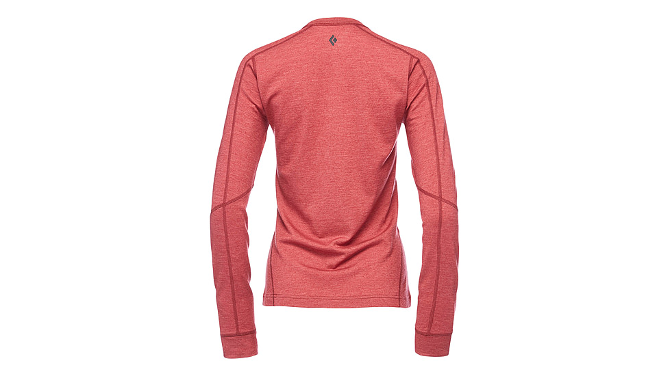Black Diamond Solution Merino 150 Base Crew - Women's, Extra Small, Wild Rose, AP7600216012XSM1