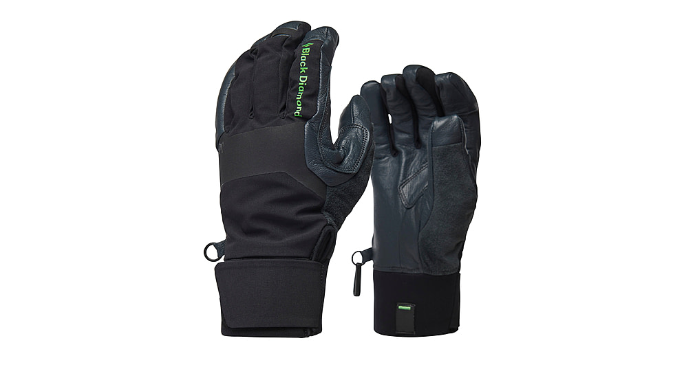 Black Diamond Terminator Gloves, Black, Extra Large, BD8011470002XLG1