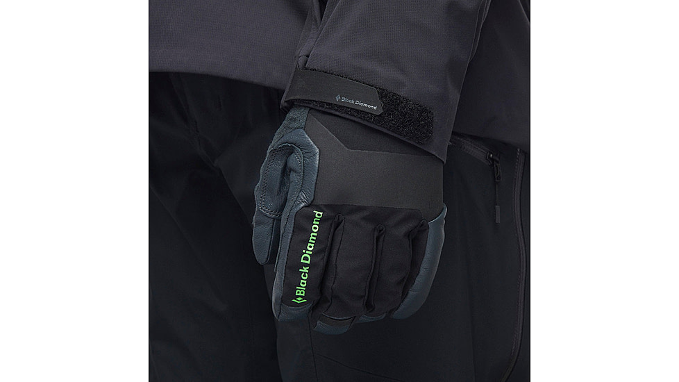 Black Diamond Terminator Gloves, Black, Large, BD8011470002LRG1