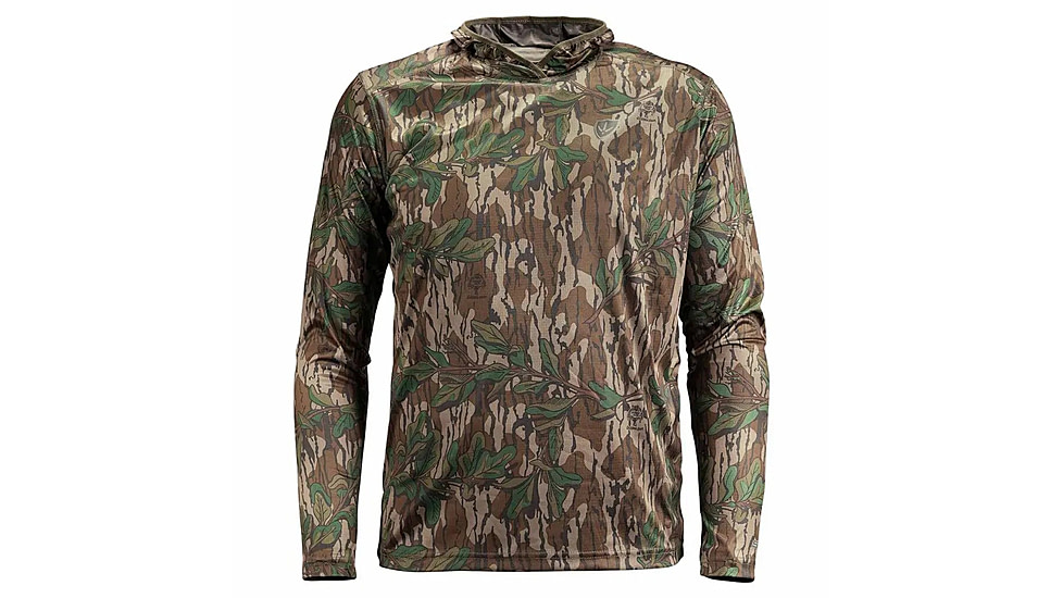 Blocker Outdoors Finisher Lightweight Performance Hoodie - Men's, Mossy Oak Greenleaf Camo, Medium, 1055717-2871400