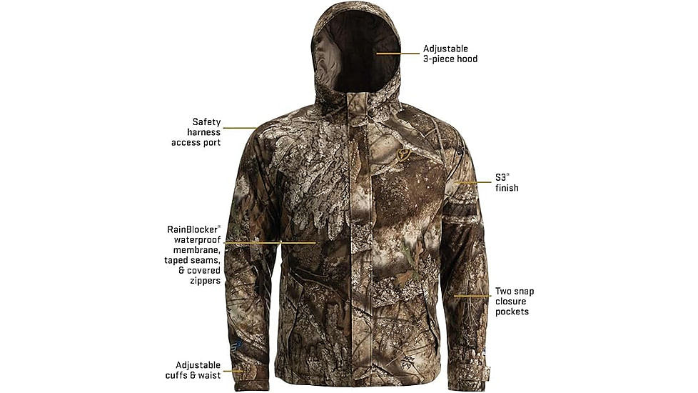 Blocker Outdoors Drencher Insulated Jacket - Mens, Real Tree APX, Medium, 1408987