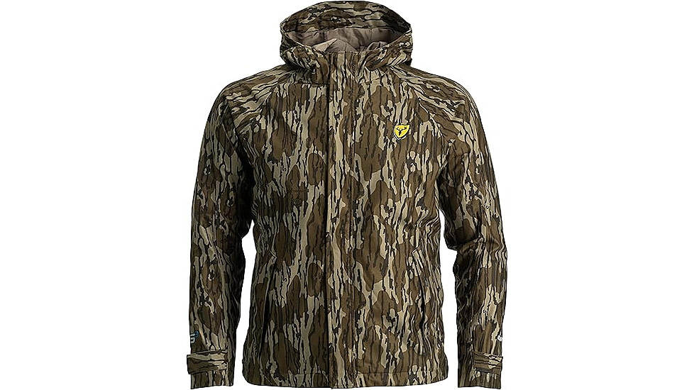 Blocker Outdoors Drencher Jacket w/Hood - Mens, Mossy Oak Bottomlands, Medium, 1408972