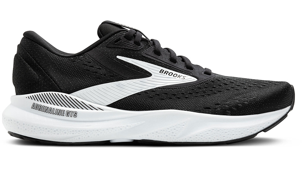 Brooks Adrenaline GTS 24 Road Running Shoes - Mens, Black/White, 10.0 US/Medium, 1104371D087.100
