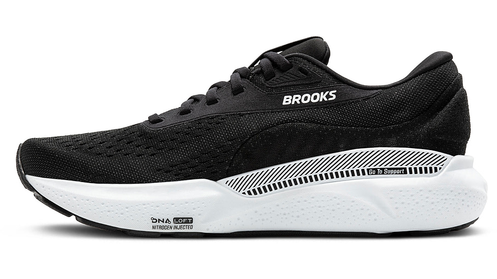 Brooks Adrenaline GTS 24 Road Running Shoes - Mens, Black/White, 10.0 US/Medium, 1104371D087.100