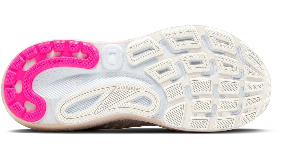 Brooks Adrenaline GTS 24 Road Running Shoes - Womens, Chateau Grey/Coconut/Pink, 6.0 US/Medium, 1204261B159.060