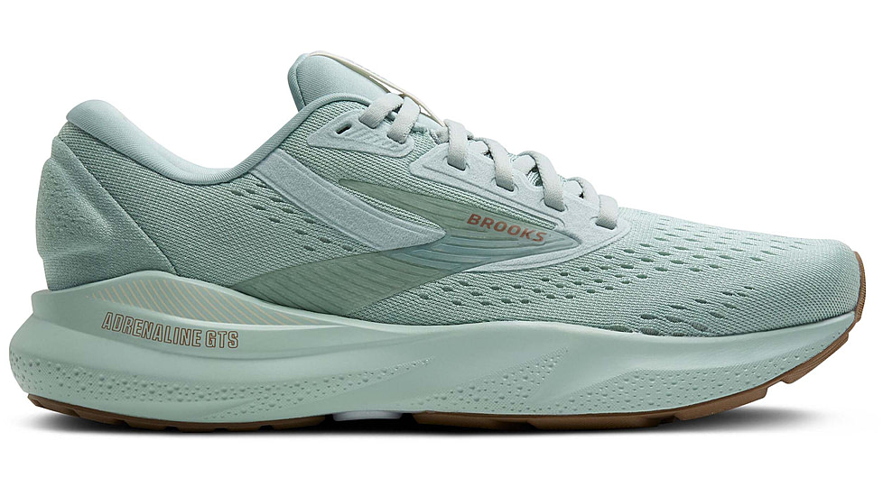 Brooks Adrenaline GTS 24 Road Running Shoes - Womens, Cloud Blue/Coconut/Portabella, 6.0 US/Medium, 1204261B445.060