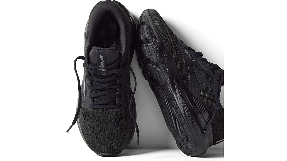 Brooks Adrenaline GTS 24 Running Shoes - Mens, Black/Black/Ebony, 11 US, 1104371D020.110