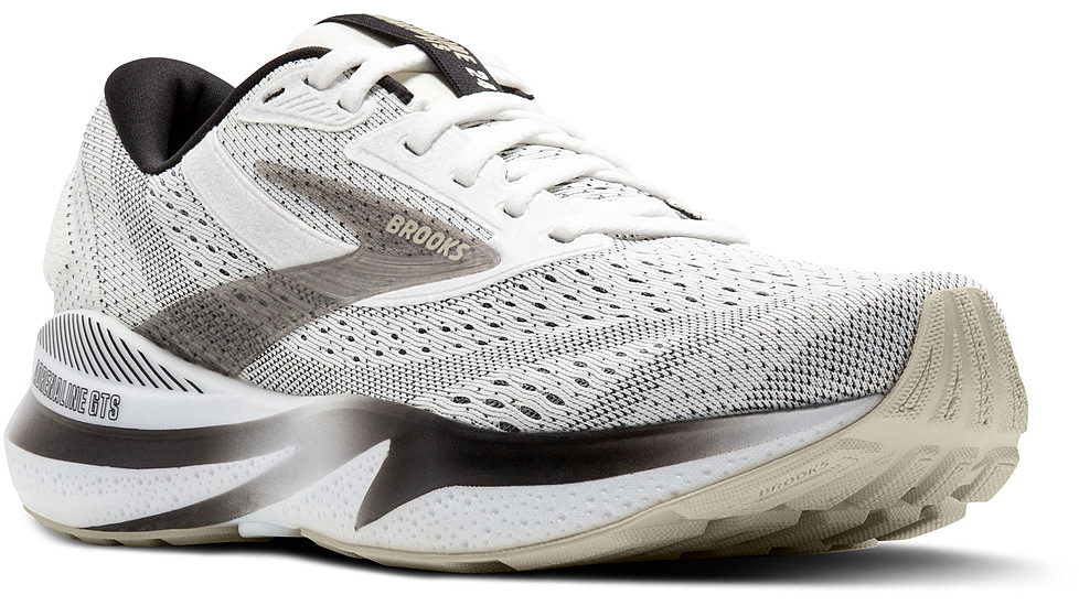 Brooks Adrenaline GTS 24 Running Shoes - Mens, White/Black/Pelican, 13 US, 1104371D126.130
