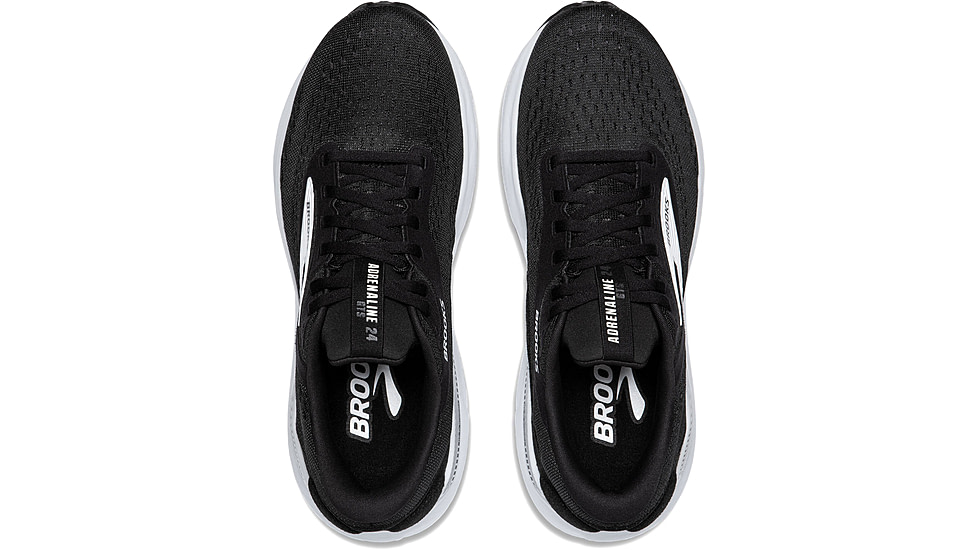 Brooks Adrenaline GTS 24 Running Shoes - Womens, Black/White, 8.5 US, 1204261B087.085