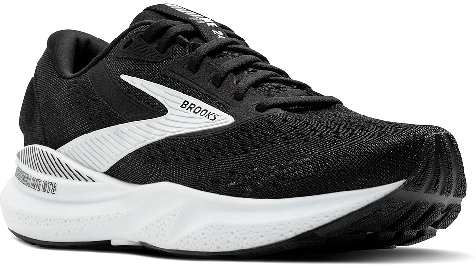 Brooks Adrenaline GTS 24 Running Shoes - Womens, Black/White, 8.5 US, 1204261B087.085