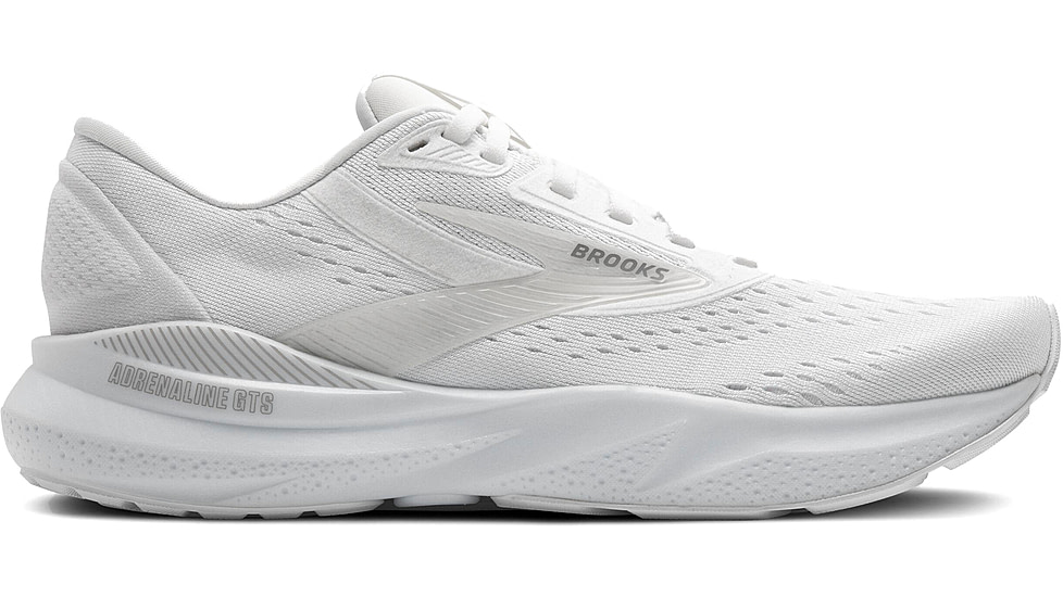 Brooks Adrenaline GTS 24 Running Shoes - Womens, White/Oyster/Alloy, 8 US, 1204261B148.080