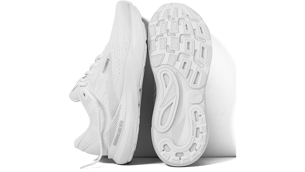 Brooks Adrenaline GTS 24 Running Shoes - Womens, White/Oyster/Alloy, 8 US, 1204261B148.080