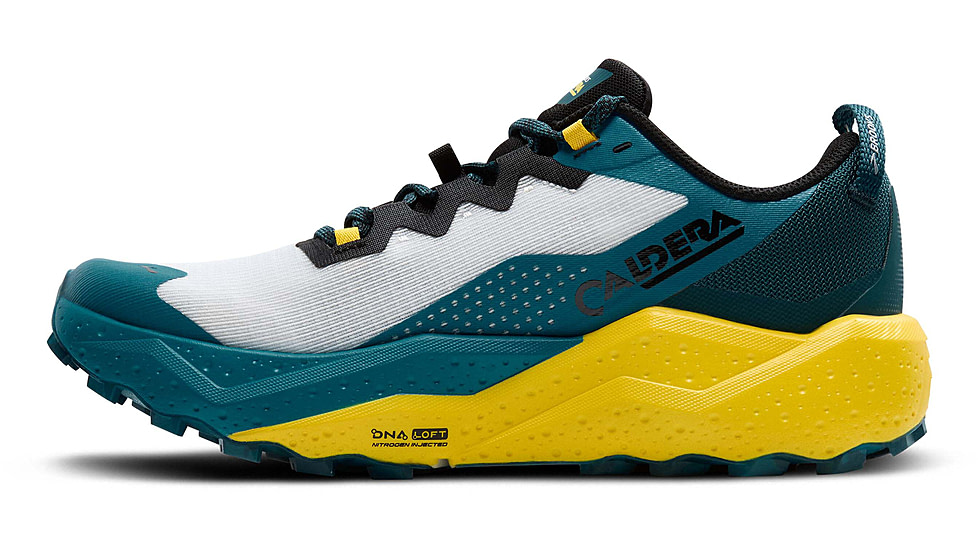 Brooks Caldera 8 Trailrunning Shoes - Mens, Bit of Blue/Quince/Celestial, 10.0 US/Medium, 1104401D131.100
