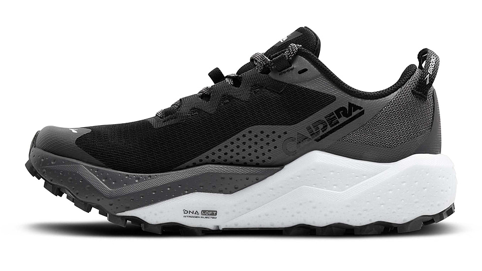 Brooks Caldera 8 Trailrunning Shoes - Mens, Black/Blackened Pearl/White, 9.0 US/Medium, 1104401D052.090