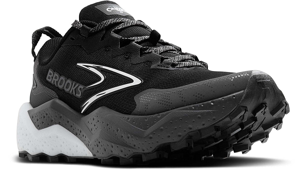 Brooks Caldera 8 Trailrunning Shoes - Mens, Black/Blackened Pearl/White, 9.0 US/Medium, 1104401D052.090