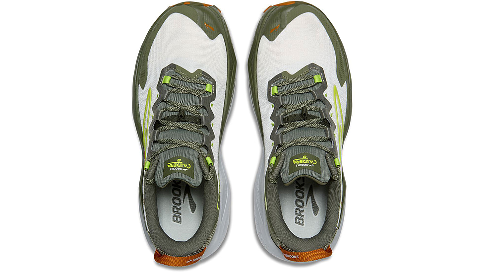 Brooks Caldera 8 Trailrunning Shoes - Mens, Dusty Olive/Lime/Oyster, 13, 1D, 1104401D314.130